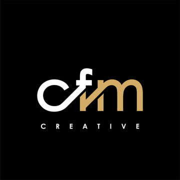 CFM Letter Initial Logo Design Template Vector Illustration