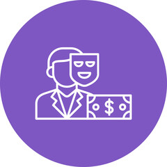 Corrupt Multicolor Line Icon