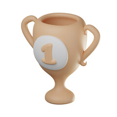 3D Trophy Illustration