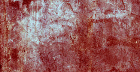 Spooky red background, scary bloody wall. white wall with blood splatter for halloween background. horror concept