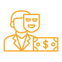 Corrupt Multicolor Line Icon