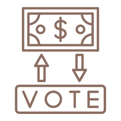 Corruption Multicolor Line Icon