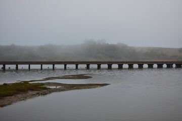 Fototapeta premium bridge in the fog