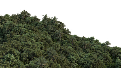 Mountains on a transparent background
