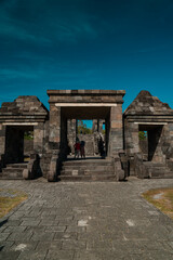 Ratu Boko Temple, an ancient site in the form of a building made of rock which was a complex of the king's palace building in the 8th century