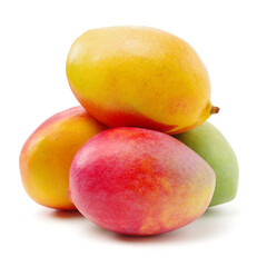 mangos on a white background