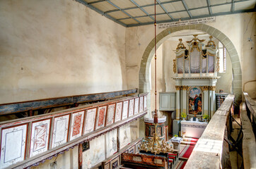 Obraz na płótnie Canvas Viscri fortified church, Romania
