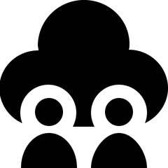 Cloud User Vector Icon