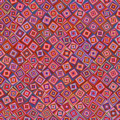 Color Rhombus tile tessellation pattern illustration