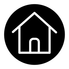 home glyph icon