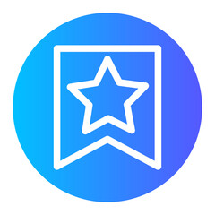 Obraz premium headphone gradient icon