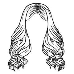 girl with long hair