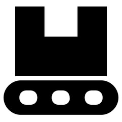 Conveyor Vector Icon