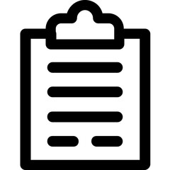 Clipboard Vector Icon