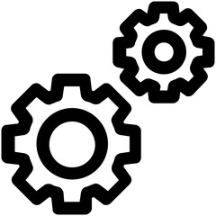 Cogs Vector Icon