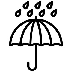 Umbrella Vector Icon