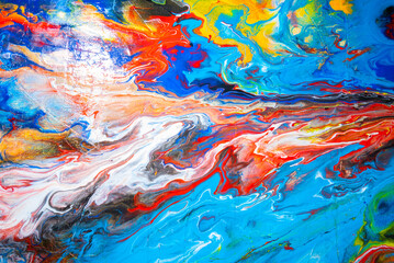 Abstract acrylic hand painted background