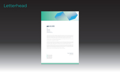 vector letterhead design for best use