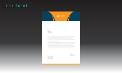 vector letterhead design for best use