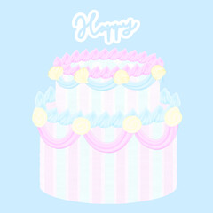 Two tier cake★