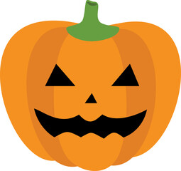 Happy Halloween Pumpkins Monster.