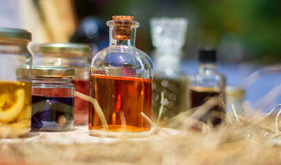 essential oils extracted by the alchemist with the alembic