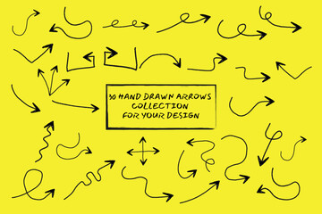 HandDrawn Arrows collection is perfect for design elements, assignments, explainer animations, and more
