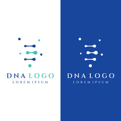 Logo design template DNA elements. Bio tech, DNA people, bio DNA, DNA spirals. Logos can be for science, pharmacy and medical.