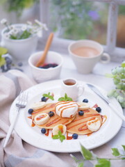 キャラメルパンケーキのワンプレート