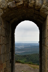 entrée du château de Montségur