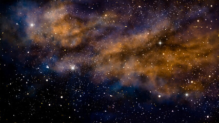 Cosmic space nebula background.
