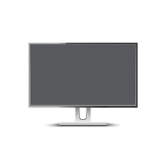 Computer monitor isolated on a white background