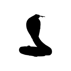 Cobra Snake Silhouette Vector Illustration For Cobra Snake Image