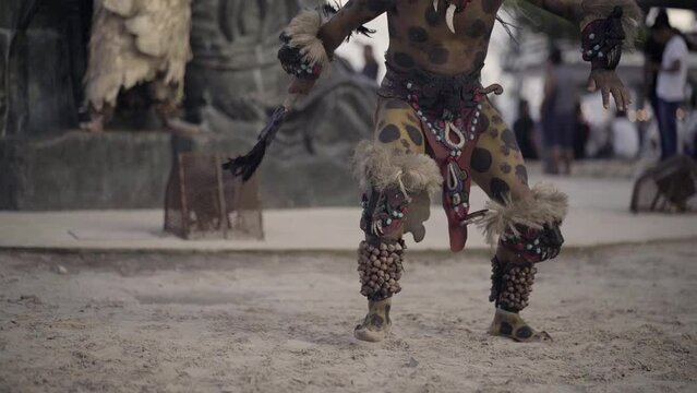 Danza y Ritual Maya Hombre Jaguar Fuego Portal Maya M&eacute;xico 