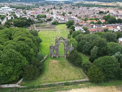 Gisborough Priory, ruined Augustinian priory  Guisborough, North Yorkshire 