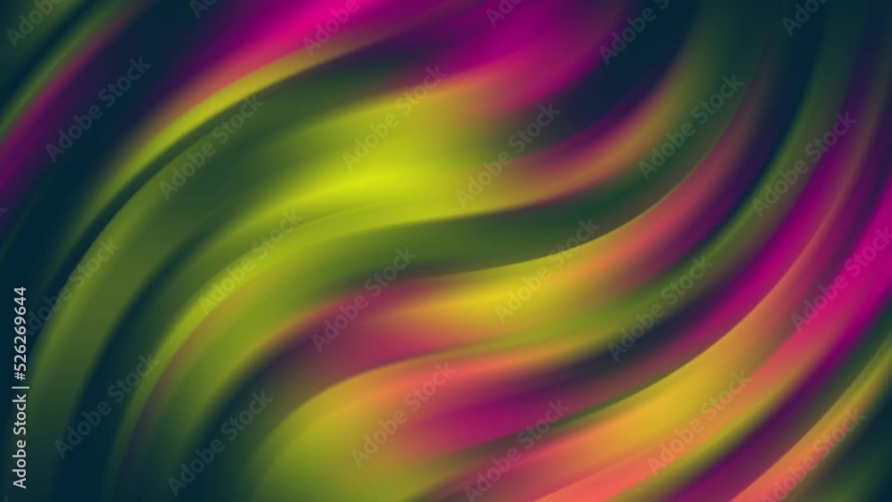 Poster abstract colorful twirl wave background 4k. abstract wave gradient stripes.