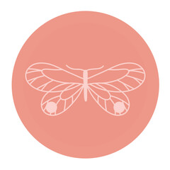 Boho Butterfly Illustration