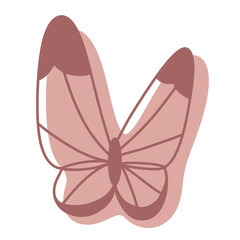 Boho Butterfly Illustration