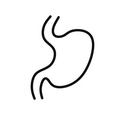 stomach icon with simple design