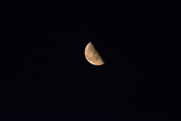 moonrise moon half moon moonlight night istanbul