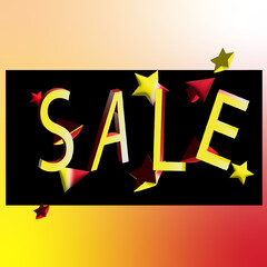 Fototapeta premium Sale banner vector background for you design