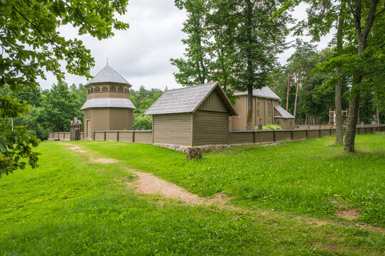 St. Jospephs Holzkirche in Paluse Litauen Lietuva Bezirk Ignalina