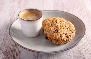 Homemade raisin cookies