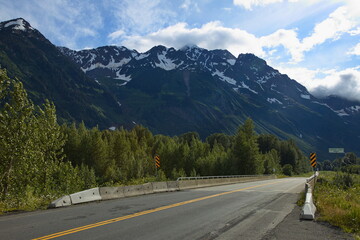 Fototapeta premium Mountains at Surprise Creek in British Columbia,Canada,North America 