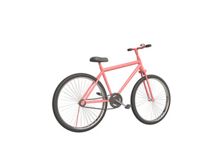Bicycle icon Isolated 3d render Illustration