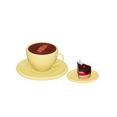 Coffee cup icon isolated 3d render illustration