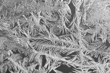 Abstract frozen background of ice. Christmas or New year background.