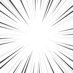 Fototapeta premium White explosion lines background