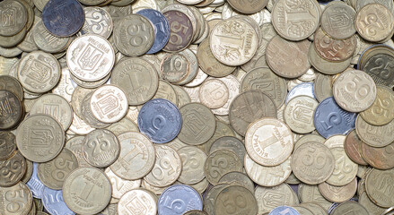 Background of the coins of Ukraine