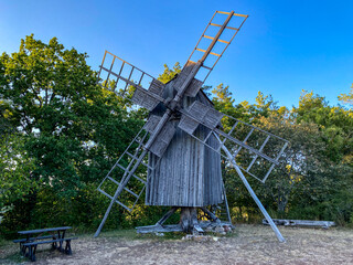 Windmühle auf Öland bei Kalmar Län in Schweden - Architekturfotografie   © Flipz